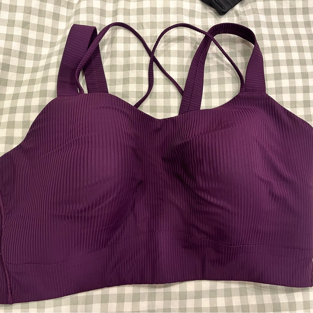 Lululemon Athletica Like a Cloud Ribbed Longline Bra, D/DD Cup